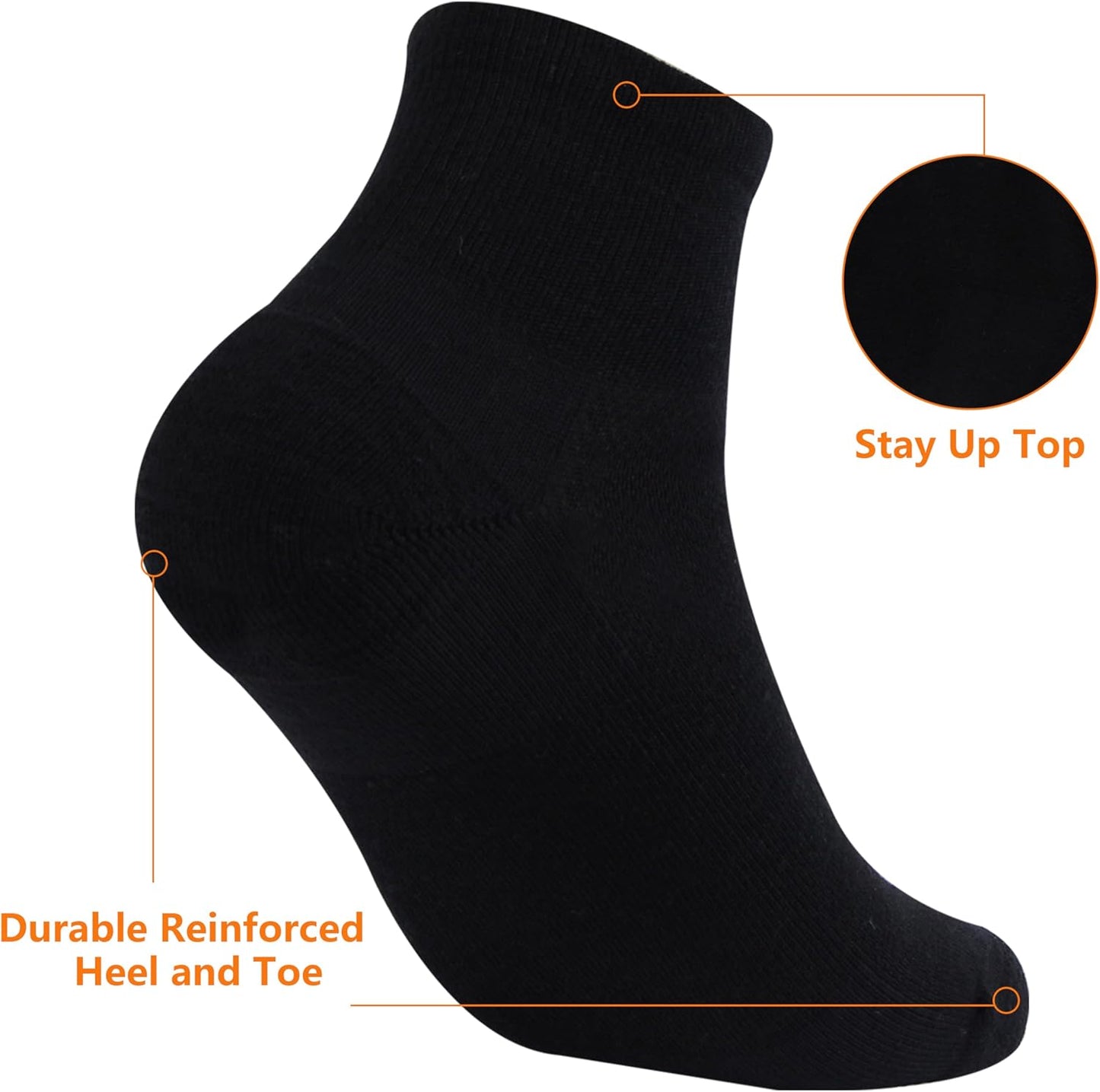 Merino Wool Ankle Socks, Men'S Women'S 90% Wool Athletic Thin Running Moisture Wicking Socks, 3 Pairs